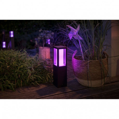 Philips Hue WCA Impress Outdoor Pedestal Lantern | 8 W | 2000-6500 Hue White Colour Ambiance