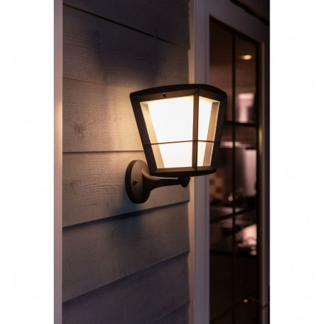 Philips Hue WCA Econic Outdoor Wall Lantern Up | 15 W | 2000-6500 Hue White Colour Ambiance
