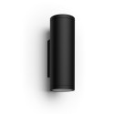 Philips Hue WCA Appear Outdoor Wall Lantern, Black | 8 W | 2000-6500 Hue White Colour Ambiance