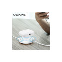 USAMS Inductive charger US-CC096 10W with lightning cable white/white CC96WH02