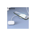 USAMS Inductive charger US-CC096 10W with lightning cable white/white CC96WH02