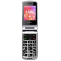 myPhone Rumba 2 must ja hõbedane mobiiltelefon
