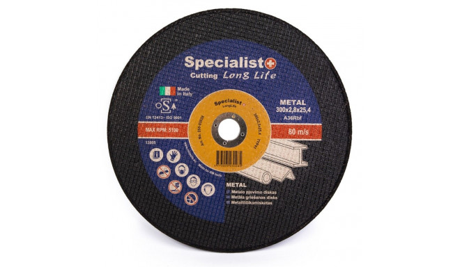 SPECIALIST+ metalli lõikeketas, 300x2.8x25.4 mm