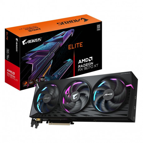 Gigabyte | AORUS Radeon RX 9070 XT ELITE 16G | AMD | 16 GB | Radeon RX 9070 XT | HDMI ports quantity