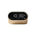 Lexon Ray Clock Alarm Clock with temperature and humidity sensor vivid gold LR155VG3
