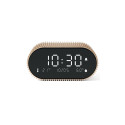 Lexon Ray Clock Alarm Clock with temperature and humidity sensor vivid gold LR155VG3