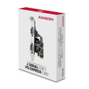 Axagon PCIe 2.0 x1 kontroller - 2x DB9 jadaport (PCEA-S2N)