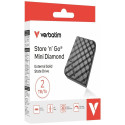 External Disk Verbatim Store n Go Mini Diamond USB-C SSD 2Tb Black 32026