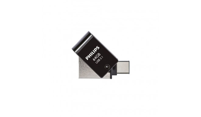 PHILIPS USB 3.1 | USB-C Flash Drive Midnight black 64GB