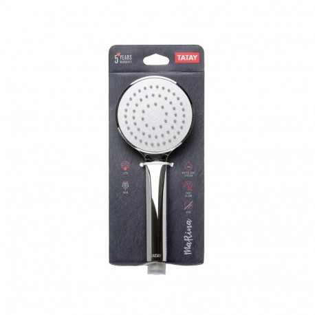 Shower handset Marina Ø10cm, 1 mode, chrome plated