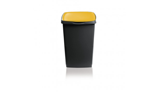 Waste container Ecosolution 45L 37x36x53.5cm dark gray|yellow