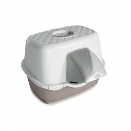 Cat toilet Tres Chic Outdoor 56x54.5x39cm white|light gray