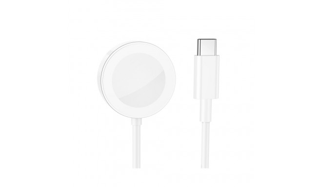 Borofone juhtmevaba induktsioonlaadija BQ13C iWatchile valge