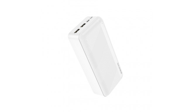 Borofone akupank 30000mAh BJ27B Pindar - 2xUSB - valge