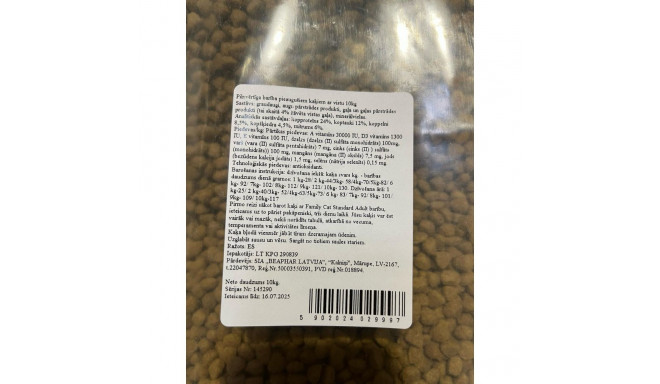 kuiv kassitoit - kanaga 10 kg