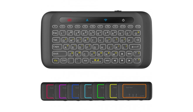 Fusion H20 mini juhtmevaba klaviatuur + puuteplaat PC | PS4 | XBOX | Smart TV | Android must