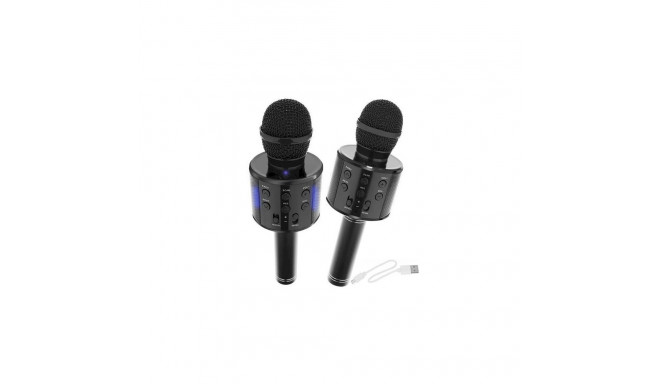 Goodbuy karaoke mikrofon integreeritud kõlariga bluetooth | 3W | aux | häälemodulaator | USB | Micro