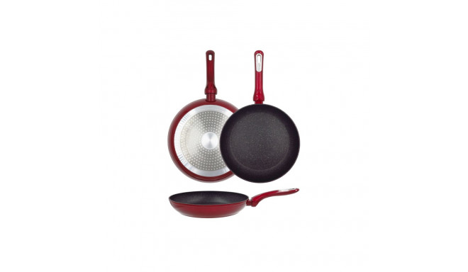 Cosmo frying pan Ø24cm induction red with guard