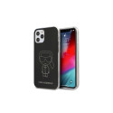 Karl Lagerfeld KLHCP12MPCUMIBK Iconic Outline Cover For Apple iPhone 12 | 12 Pro Black