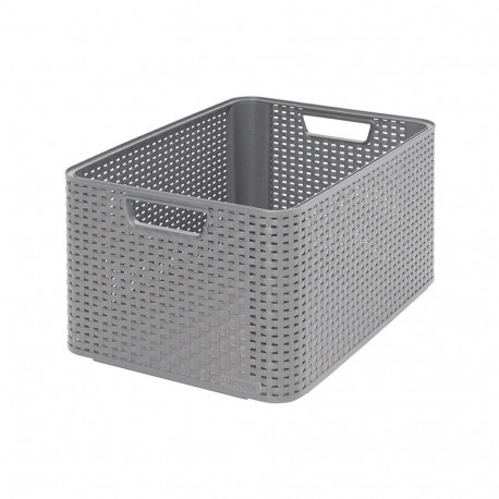 Box Style L 43.6x32.6x23cm light grey