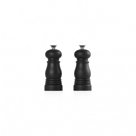 soola- ja pipraveski komplekt 11 cm matt must 0630870250689
