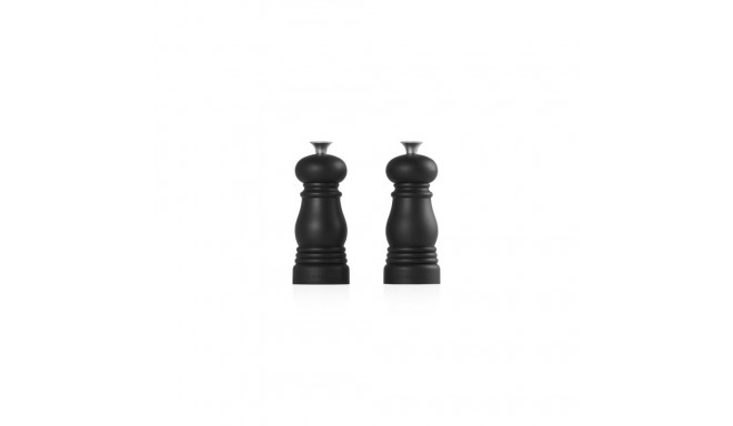 soola- ja pipraveski komplekt 11 cm matt must 0630870250689