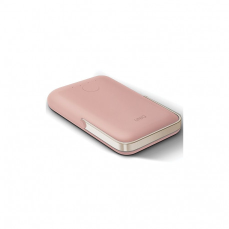 UNIQ Powerbank Hoveo 5000mAh USB-C 20W PD Fast charge Wireless Magnetic pink/blush pink
