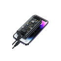 USAMS Powerbank 9000mAh PD 20WQC3.0+PD kahe pordiga kiirlaadimine must 10KCD18901(US-CD189)