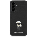 Case Karl Lagerfeld Fixed Glitter Ikonik Logo Metal Pin for Samsung Galaxy A36 must