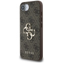 Case Guess 4G Big Logo for iPhone 16e pruun