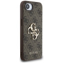 Case Guess 4G Big Logo for iPhone 16e pruun