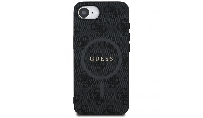 Case Guess 4G Ring Classic Logo MagSafe for iPhone 16e must