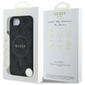 Case Guess 4G Ring Classic Logo MagSafe for iPhone 16e must