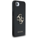 Guess Grained Big 4G Logo Small Classic Logo ümbris iPhone 16e must
