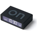 Lexon Flip Mini dual-sided alarm clock black