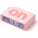 Lexon Flip Mini dual-sided alarm clock pink