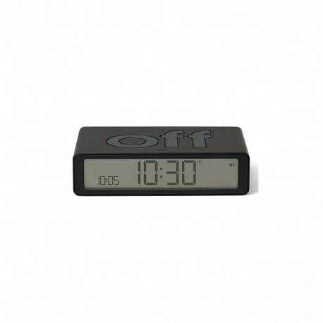 Lexon Flip Classic Two-sided Alarm Clock black LR157N0