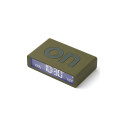 Lexon Flip Classic Two-sided Alarm Clock khaki LR157K9