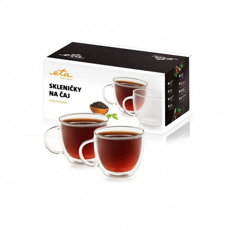 ETA | Set of Glass Mugs, 2 pcs | ETA915391000 | 2 pc(s) | Dishwasher proof