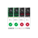 Axagon USB-C 3.2 Gen 2 - M.2 NVMe SSD (EEM2-UG2)