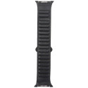 Strap Audi Logo Genuine Leather Magnetic Ring for Apple Watch 40/41/42mm black