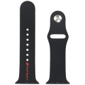 Strap Audi Sport Red Logo Silicone Watch Strap for Apple Watch 40/41/42mm black
