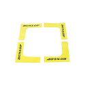 DUNLOP tennisekohtu nurgad 8 tk kollane