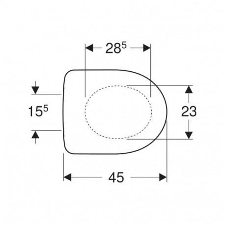 Geberit Selnova soft-closing toilet seat 500.335.01.1