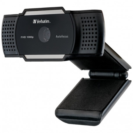 Verbatim Full HD 1080p Webcam with Microphone AWC-01 black 49578