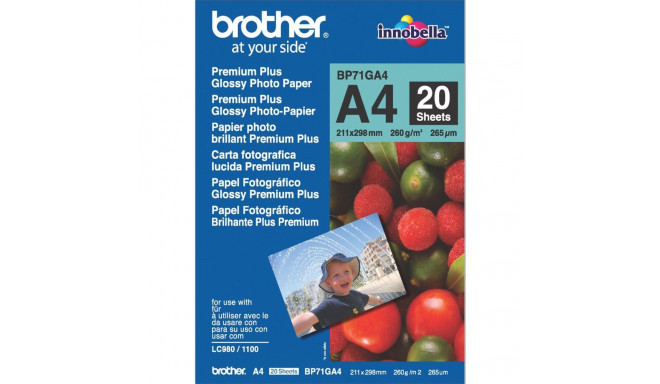 Brother A4 printeri fotopaber (BP71GA4)