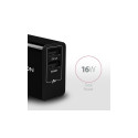 Axagon kahepesaline seinalaadija 240V/2x port 5V-2.2A ja 5V-1A, 16W | ACU-DS16