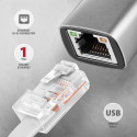 Axagon ADE-TXCA kompaktne alumiiniumist USB 3.2 Gen 1 Gigabit Ethernet 10/100/1000 Mbit adapter auto