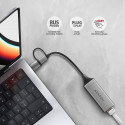 Axagon ADE-TXCA kompaktne alumiiniumist USB 3.2 Gen 1 Gigabit Ethernet 10/100/1000 Mbit adapter auto