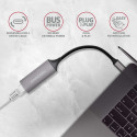 AXAGON ADE-TRC Compact aluminum USB-C 3.2 Gen 1 Gigabit Ethernet 10/100/1000Mbit adapter with automa